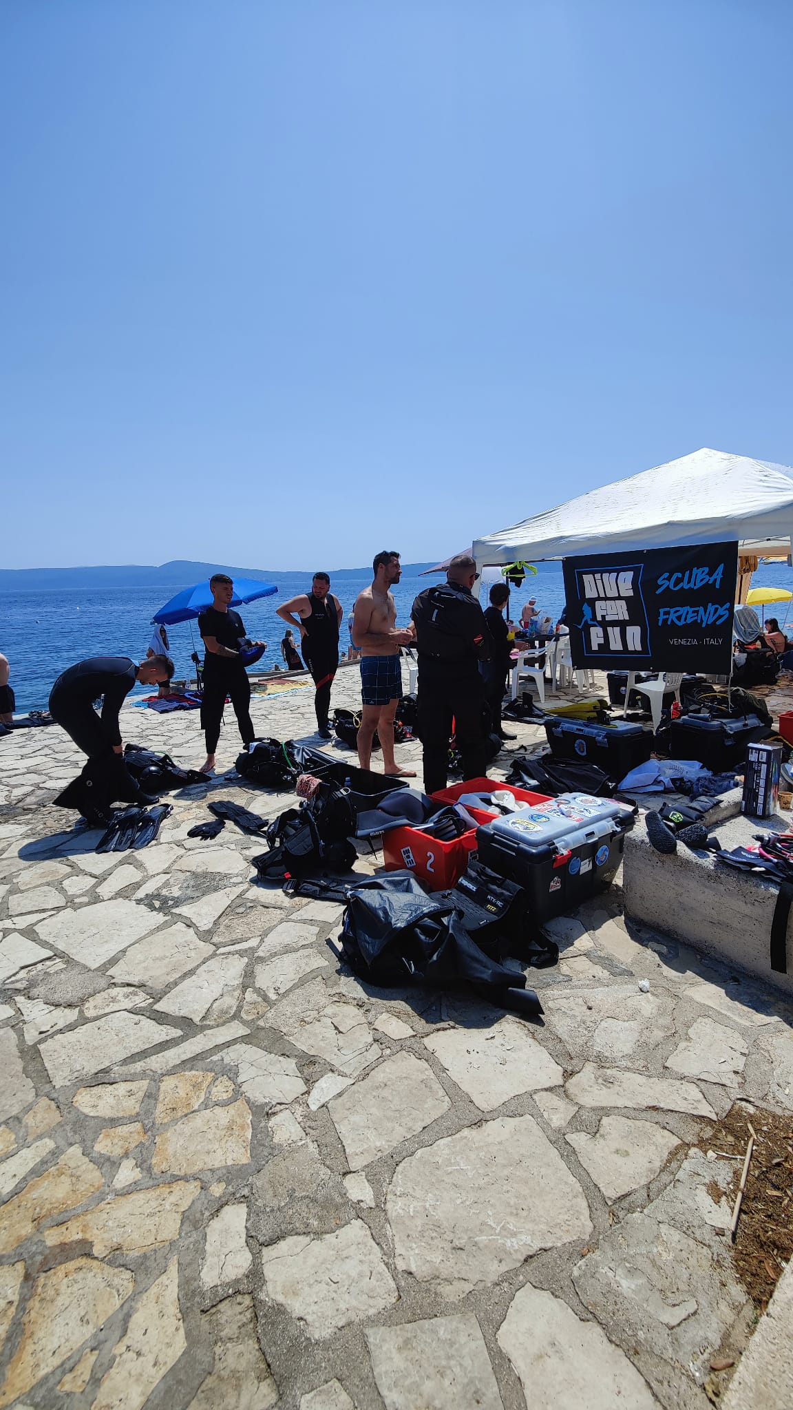 Preparazione all'immersione