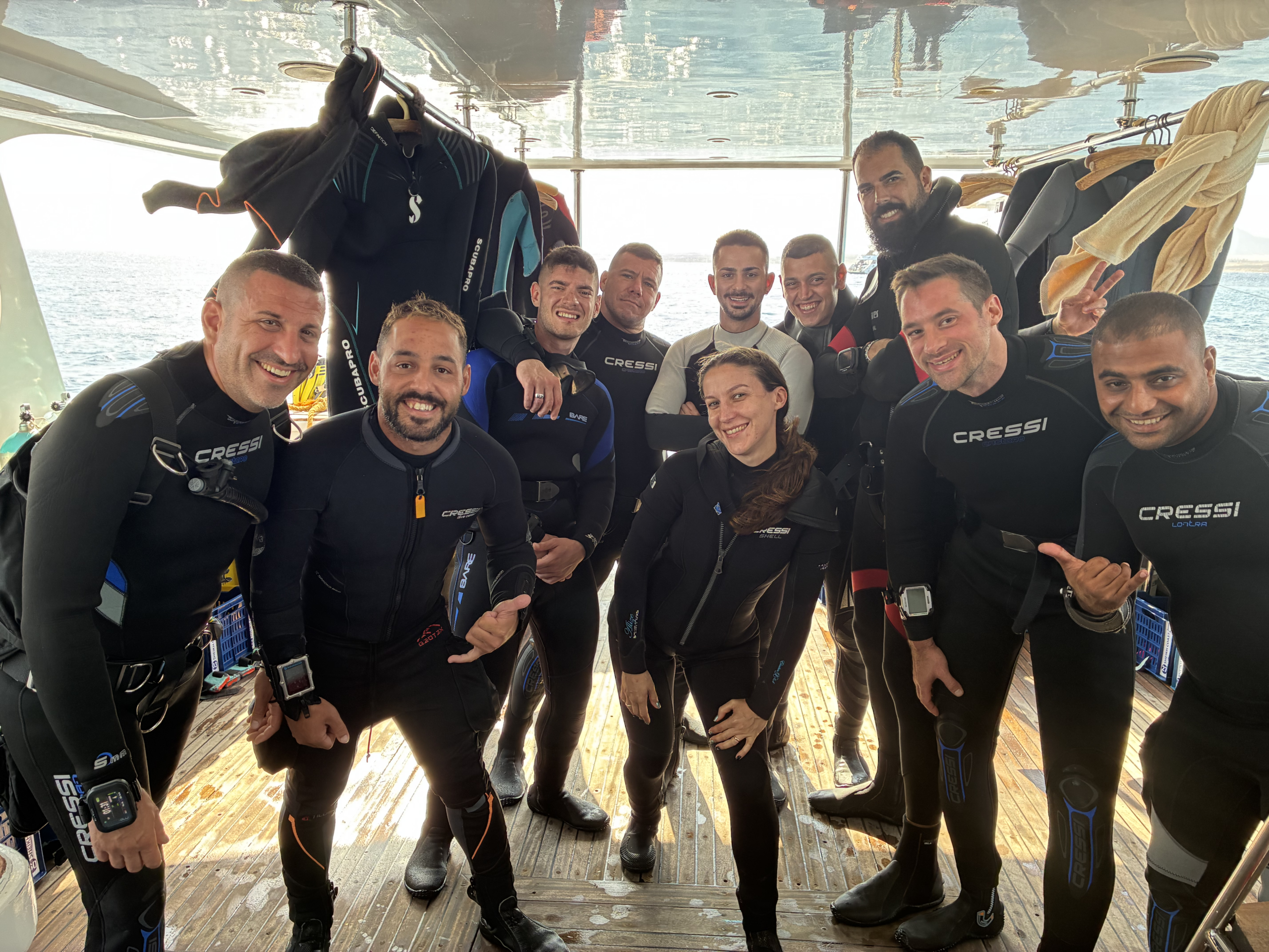 La squadra di Dive For Fun